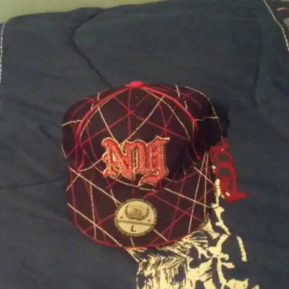 New York Rhinestone hat